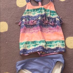 Pretty Crossback Tankini Bathing Suit